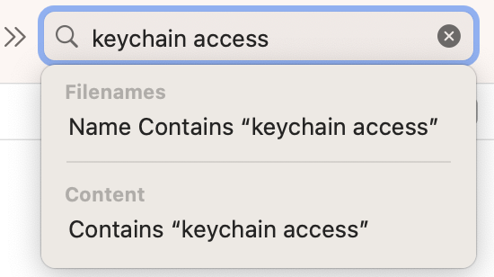 Keychain Access